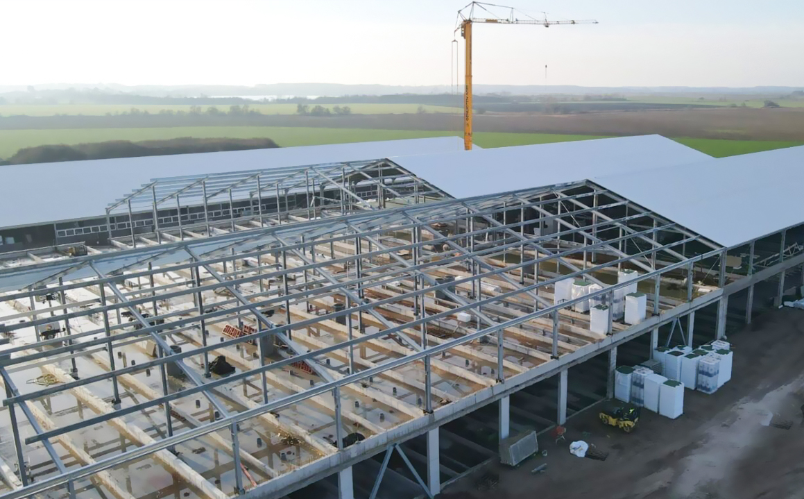 Prefabricated Barns for Cattle Horses Goats and Sheep Fast Build Steel Structure