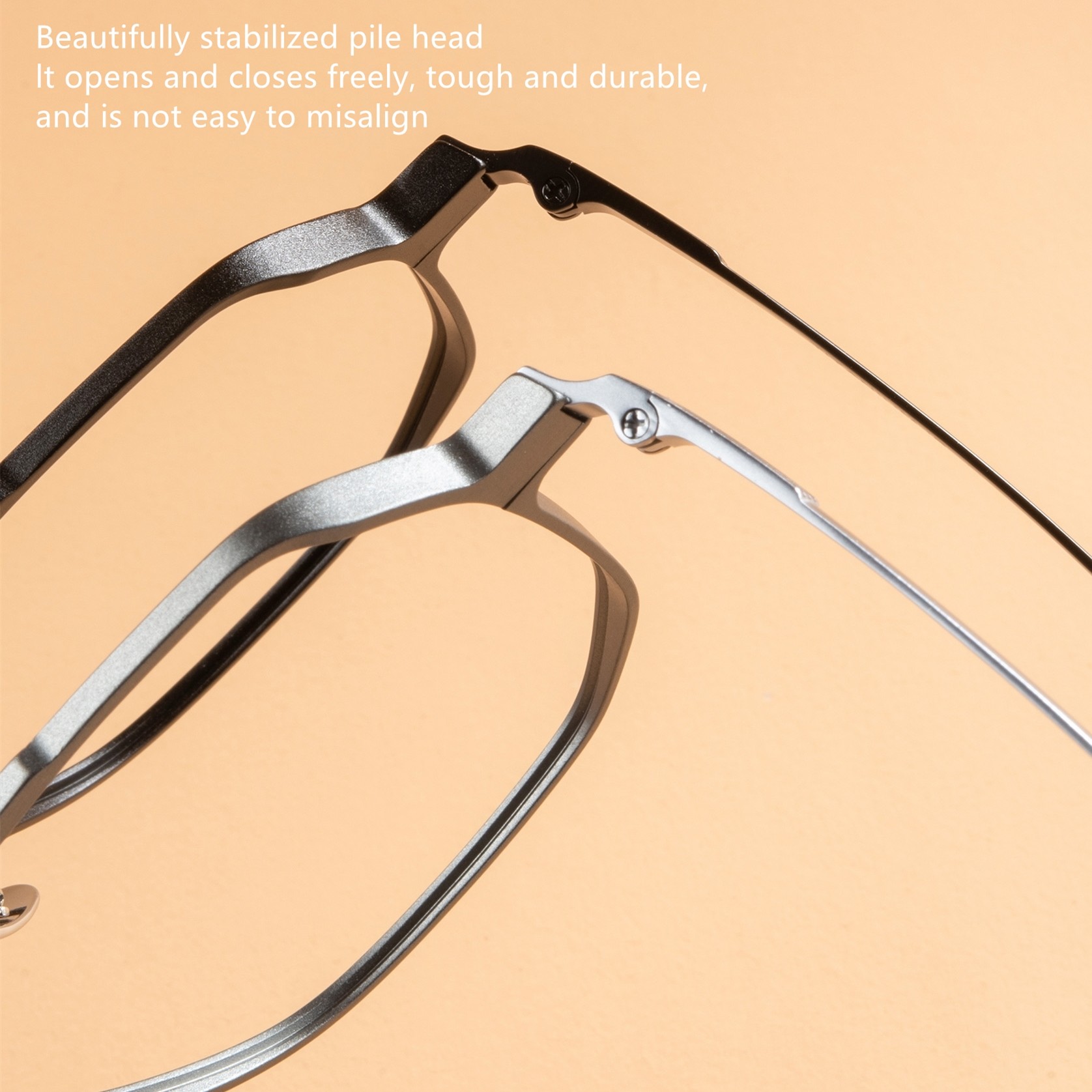 High Quality Pure Titanium Aluminum Magnetic Clip On Glasses