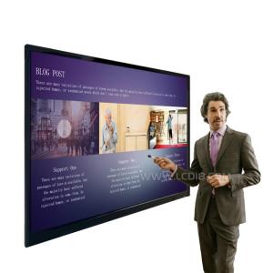 Buy cheap 75&quot; AG Glass 4K Resolution 48MPX Camera 6 Array Microphone Touch Screen Smart Board for Meeting Room product