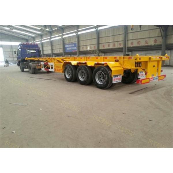 2 / 3 Axles Chassis Trailer / Load Capacity 50 Ton Shipping Container Trailer