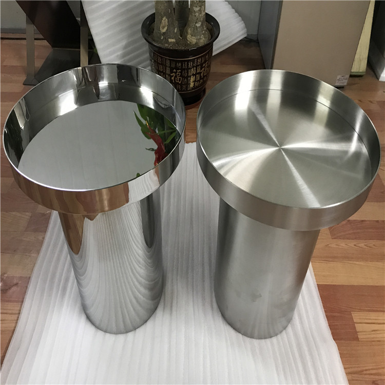Custom stainless steel frame base upholstered bench metal table leg