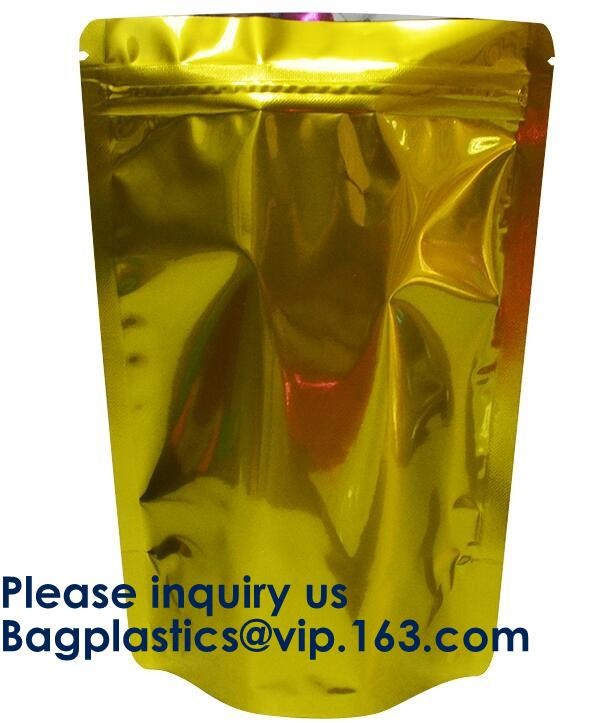 Square Bottom Plastic Zip lockk Stand Up Pouch Chocolate Bar Snack Food Packaging Bag,Moisture Barrier Bag Esd Metalized S