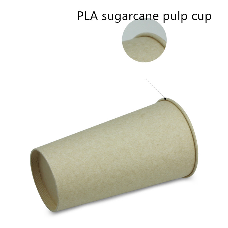 Biodegradable Bamboo Fiber PLA Paper Drinking Cups ISO9001