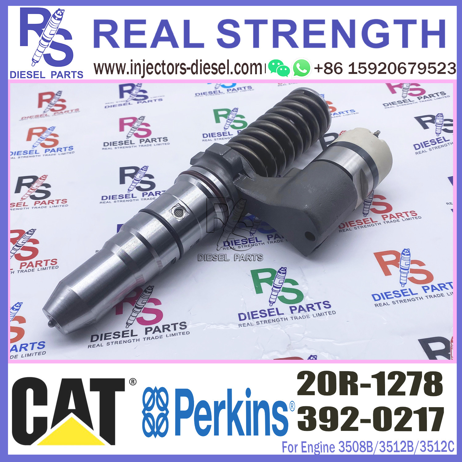 Common Rail Control Valve Injector Valve Common Rail Injector for 3508B/3512B/3512C/3516B/3516C 392-0217 20R-1278