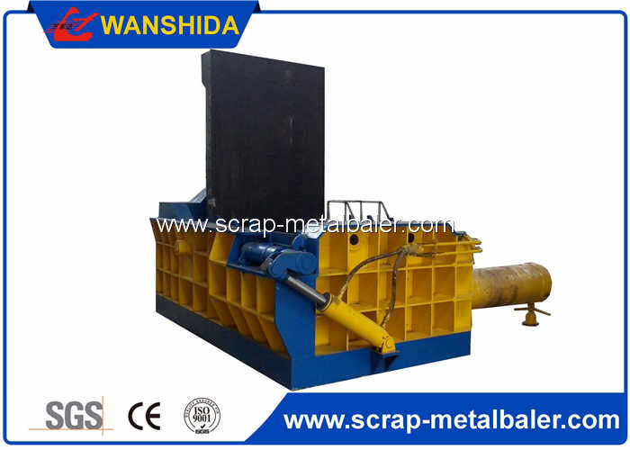 Non Ferrous Scrap Metal Compactor , 3Ton Per Hour Scrap Baling Press Machine