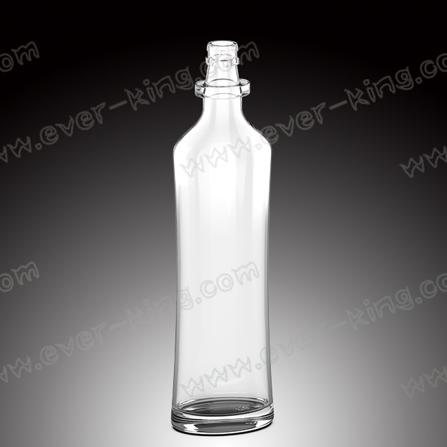 Cap Sealing 200mm glass Whiskey Bottle for Liquor