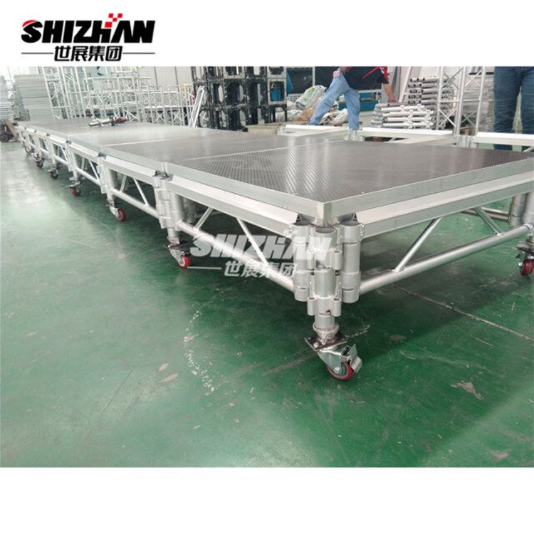 ISO Portable Concert Anti-slip Waterproof Aluminum Concert Truss Stage