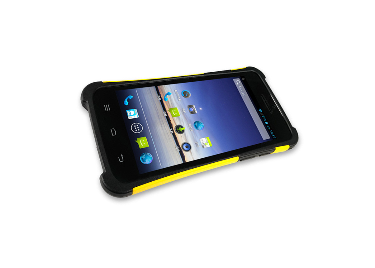 Yellow S1 Handheld PDA Scanner , wireless Android Portable 2d Barcode Scanner