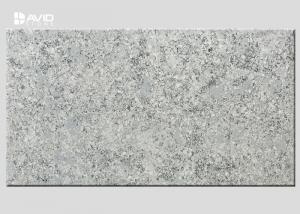 Buy cheap Grey Marble Quartz Stone Slab Glossy Polished For Bench / Worktop Making product