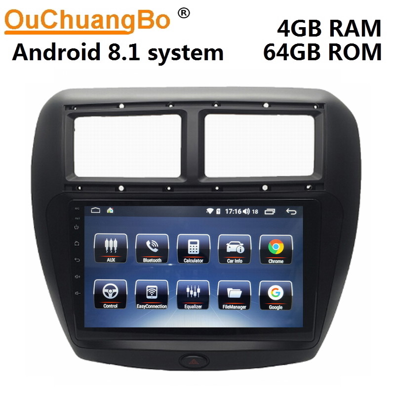 Ouchuangbo car audio radio gps for FAW V5 support BT MP3 mirror link android 8.1 OS 4+64