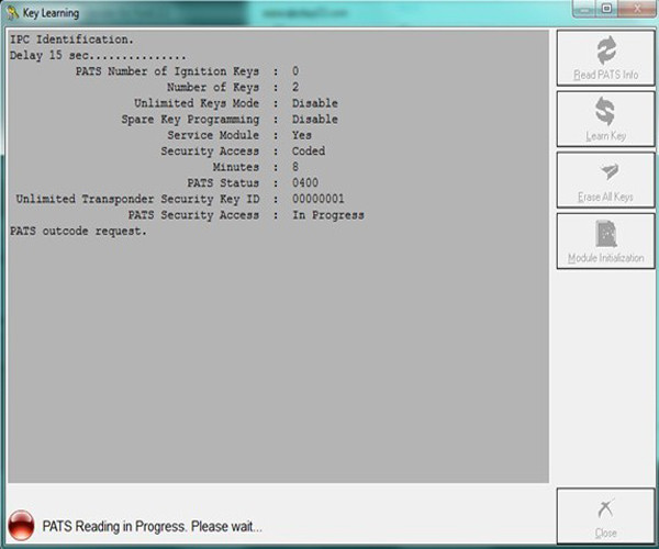 Ford FVDI Software Display 3