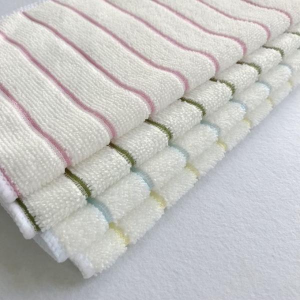 30cm*30cm color stripe cationic kitchen cleaning microfiber cloth，stripe drying polyester towels