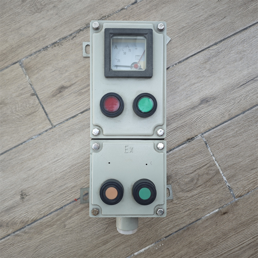90-295V ATEX Flameproof Control Station Waterproof Anti Corrsion Coating Surface Finish For Hazardous Environment Offshore Zone1 2