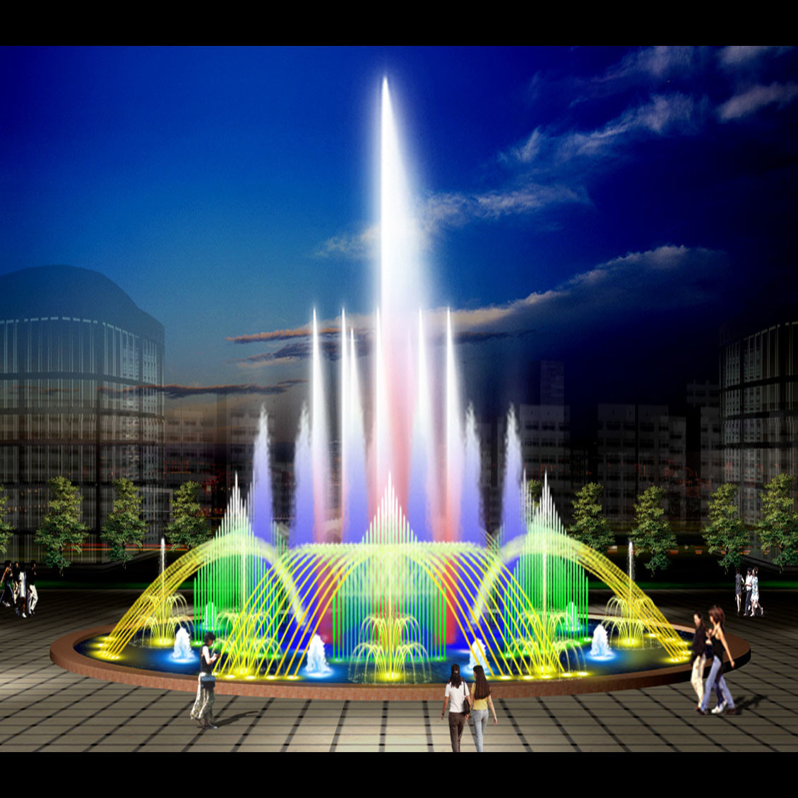 Waterproof stainless steel pool fountain 6w 12 Voltage 24v Rgbw Color Change Led Water Jet Underwater