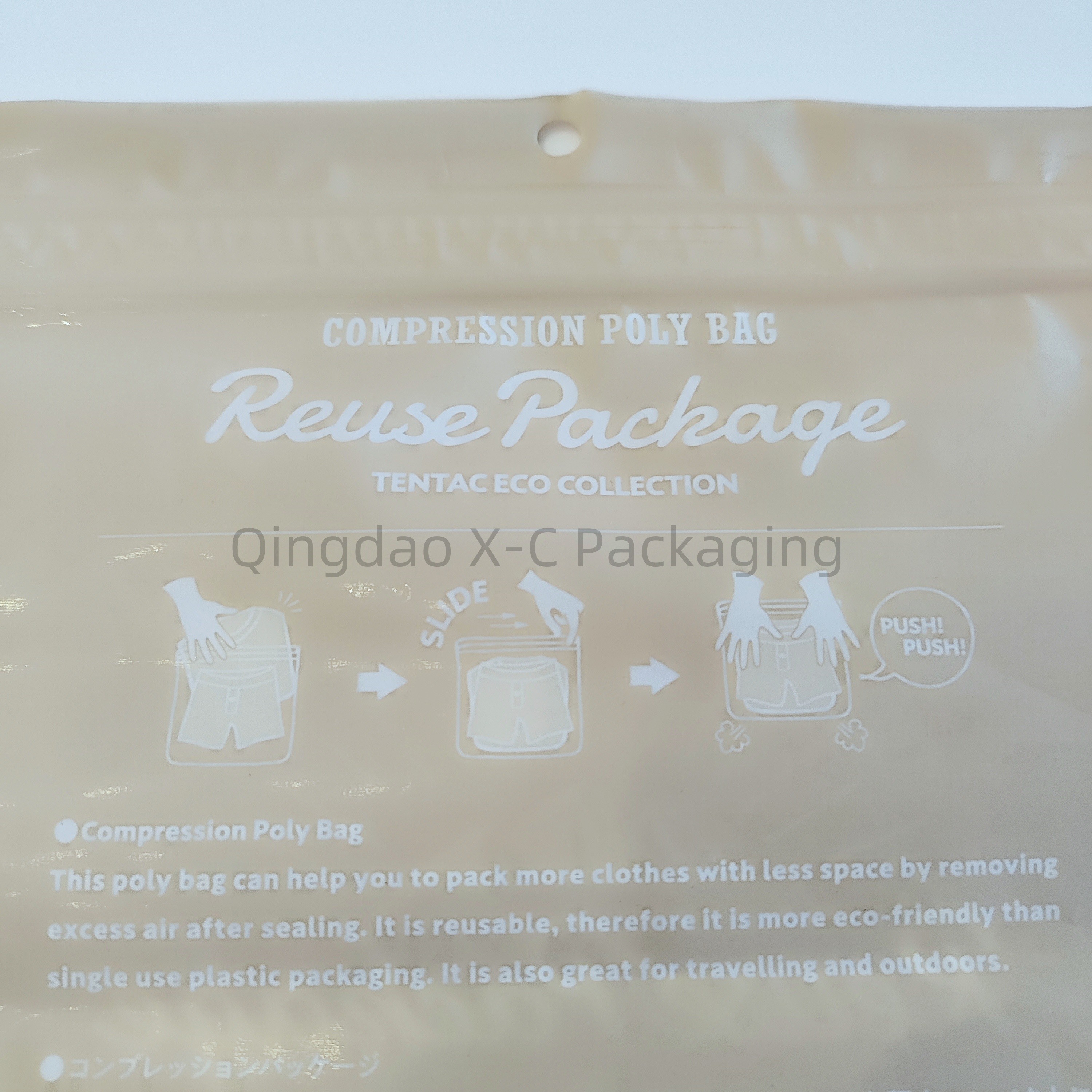 Waterproof 3 Side Seal Bags Custom Printed Laminated For Cloth Underwear