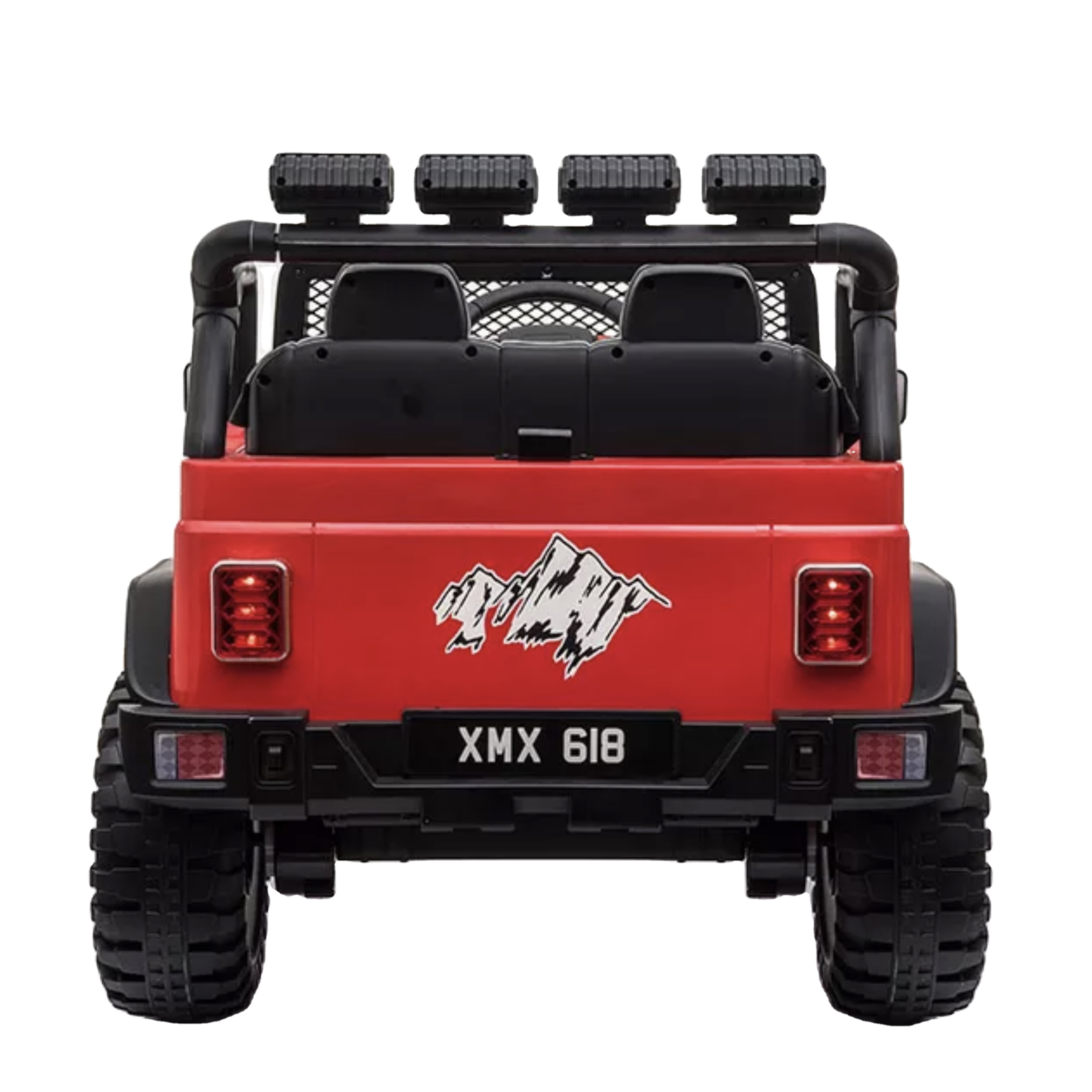 Gender-Neutral Electric Ride On Car for Kids Four-Wheel Drive and Remote Control
