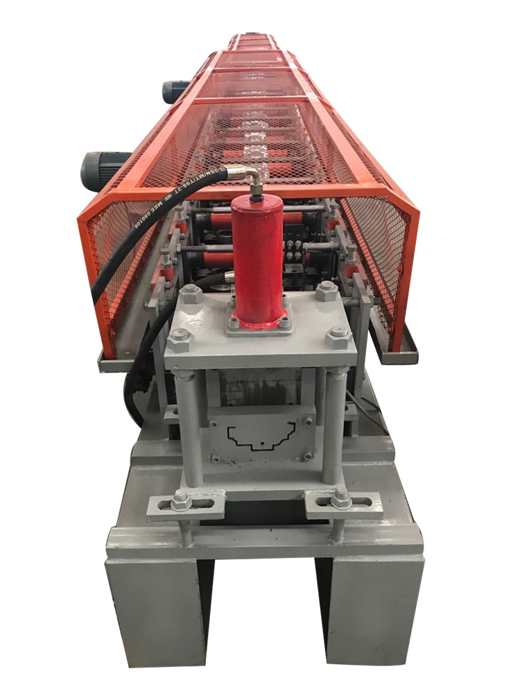 Hydraulic Cut Door Frame Roll Forming Machine , Steel Door Frame Machinery 8-12m/min​