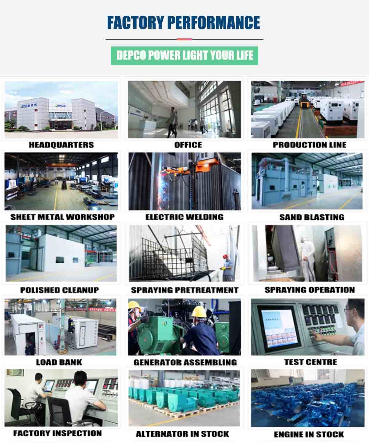 Silent 8kw 10kva YD380D Yangdong Diesel Generator With Depco Alternator