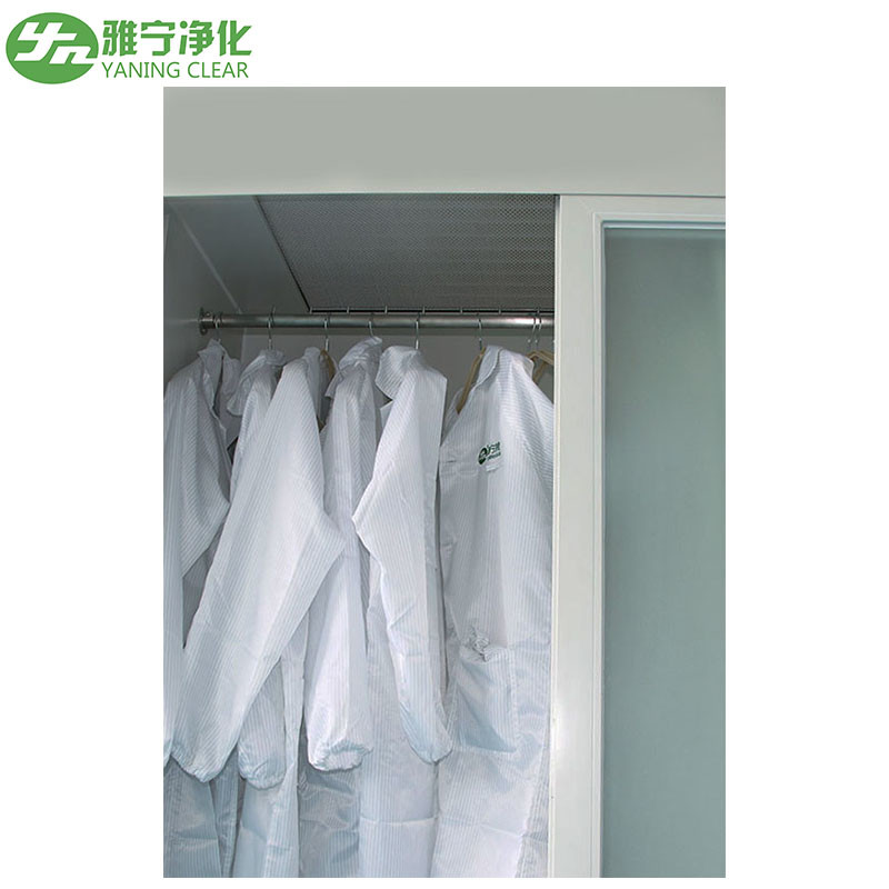Sliding Door HEPA Stainless Steel Wardrobe Laminar Air Flow Garment Cabinet for Food Beverage Shops
