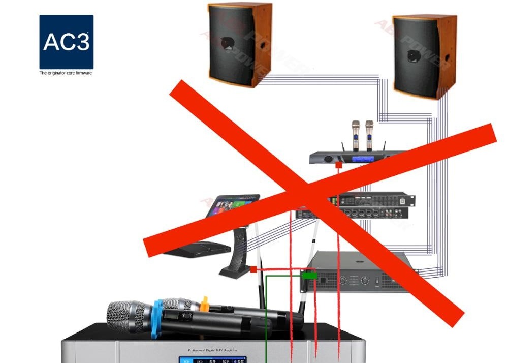 Easy One Piece 250W Digital Karaoke Power Amplifier