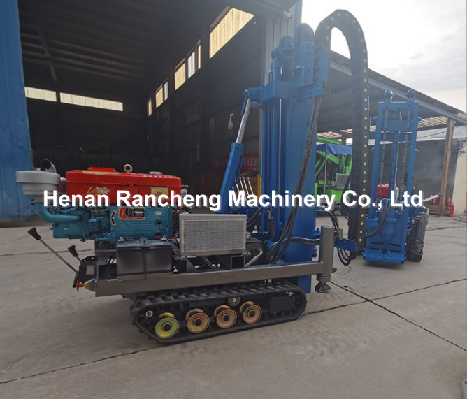 30m Deep Solar Pile Driver Equipment With 25HP Diesel Engine