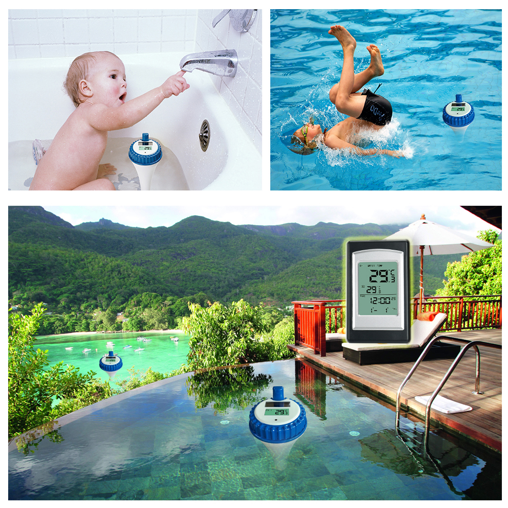 WT0124 Solar Energy Swimming Pool Thermometer For End Custom Indoor And Outdoor SPA Pavilion