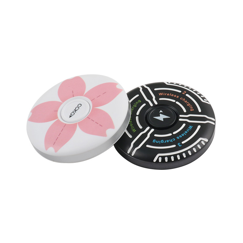 Multifunction Wireless Charger Support Box Print Logo Fidget Spinner Light Indicator