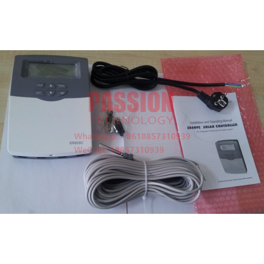 White Color Pressure Solar Water Heater Digital Controller SR609C