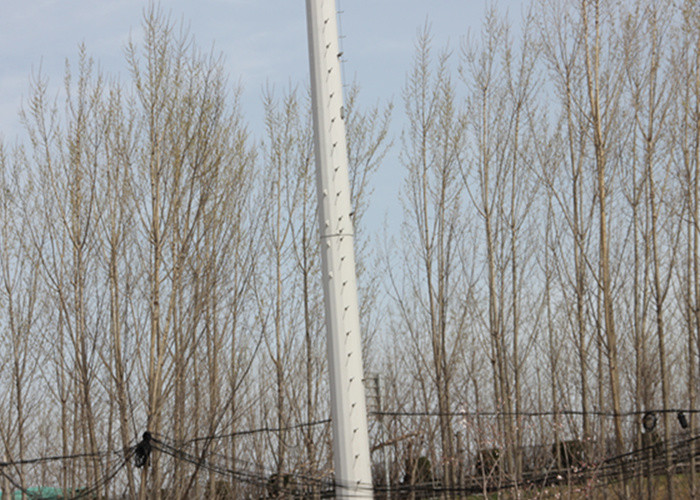 Cell Phone Monopole Telecommunications Tower , Monopole Cell Tower With Slip Joint