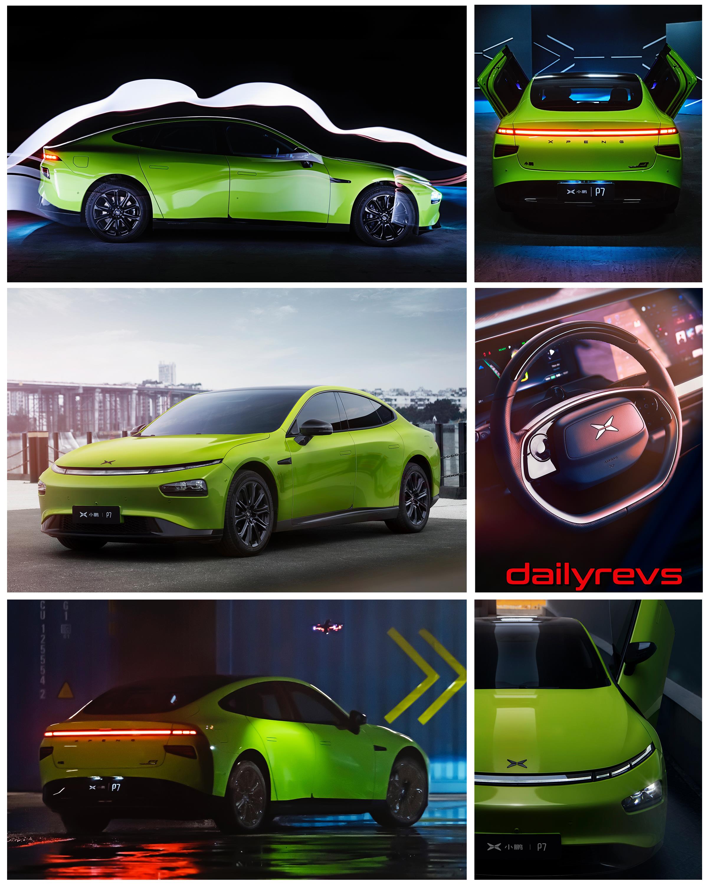 Efficiency 12.5 kWh / 100 km 2024 XPeng P7 Electric Cars Large Luxury EV with Max. Speed of 170 km/h and Automatic Transmission