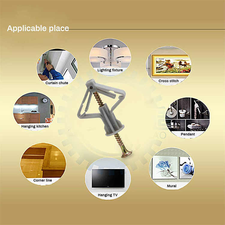 Nylon Plastic Snap 13x30mm Spring Toggle Anchor