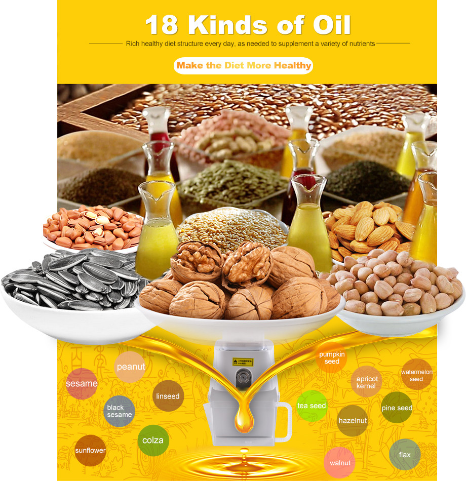 Best selling cold press oil machine and mini oil press machine in China supplier