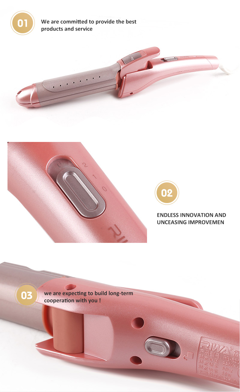 Wet To Dry Hair Styling Folding 2 In 1 Hair Curler Straightener With Ceramic Plate