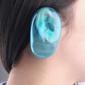 Buy cheap Protect Silicone Ear Covers , Blue Clear Silicone Ear For Personal Use / Hairdressing Salon product
