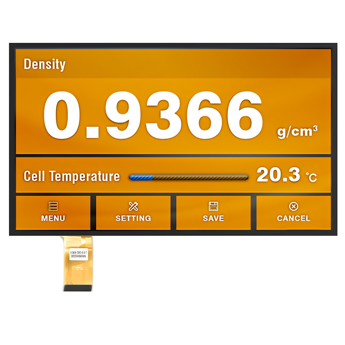 OCA Capacitive PCAP 13.3-Inch TFT LCD Module HD 1920x1080 Dot EDP 30 Pin Interface