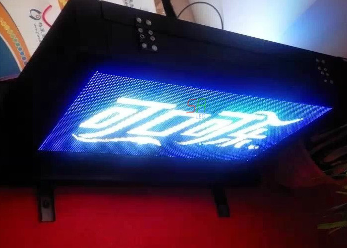 Outdoor Advertising Taxi LED Panel Taxi Top LED Display Advertising Light Box With 4g / Wifi Control