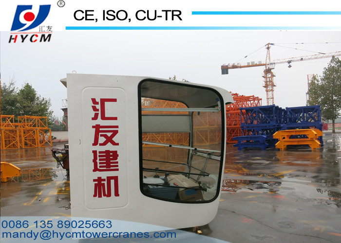 Small D3515 30m Jib Luffing Crane Tower 8tons Load 1.6*1.6*3m Split Mast Section