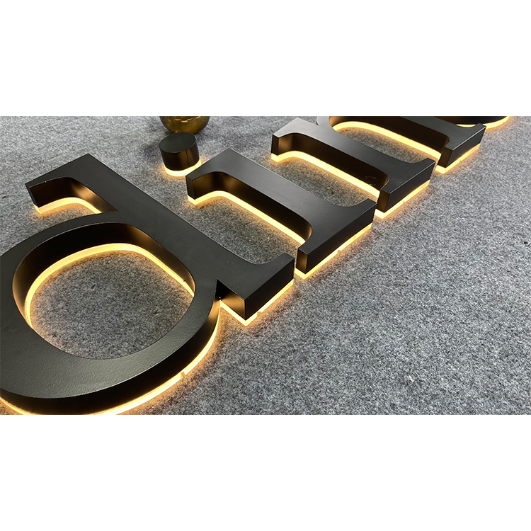 Luminous Characters Acrylic Advertising Sign Luminous Characters Advertising Board Metal Backlight Characters
