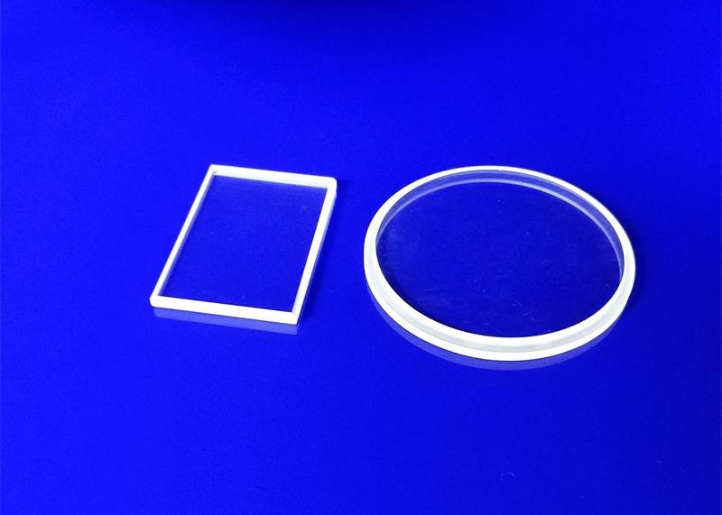 Clear Step Fused Quartz Plate Polishing Transparent Window No Air Bubble