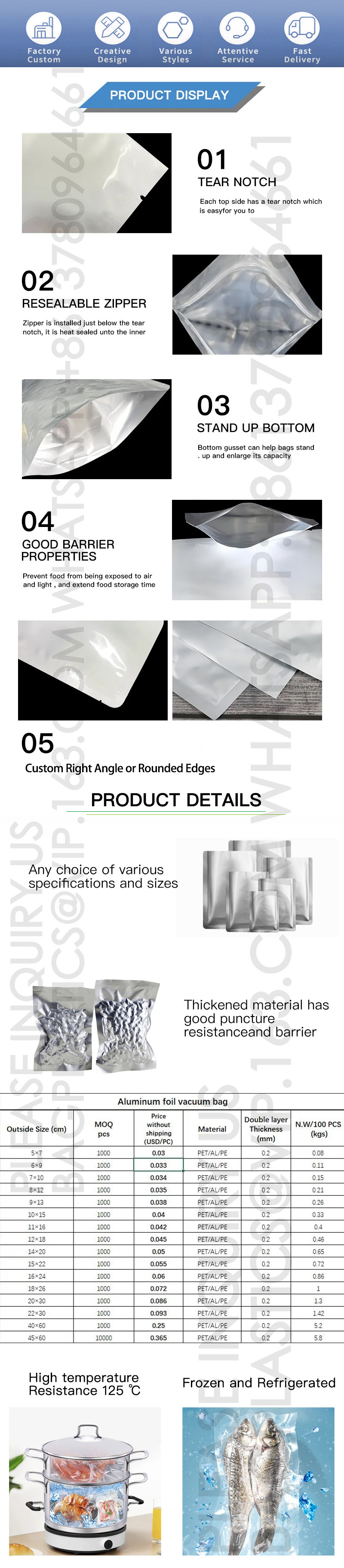 Reusable Airtight Seal Food Storage Bags Leak-Proof Saver Bags Travel Camping And Kids