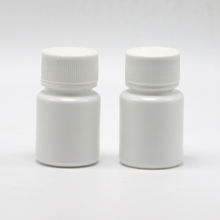 10mL Round Shape PE Plastic Bottle for Medicine Tablet Capsule Storage