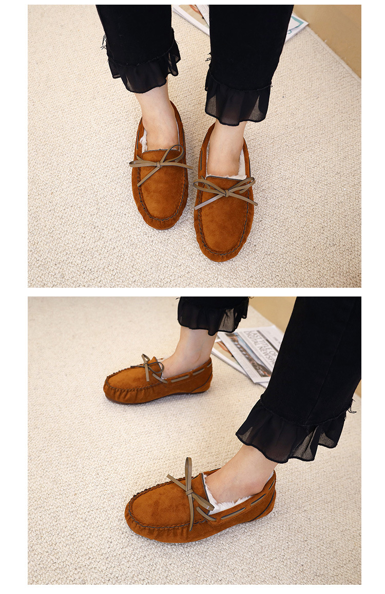 Autumn And Winter Pregnant Plus Size Shoes , Thick Plush Warm Cotton Soft Bottom Shoes