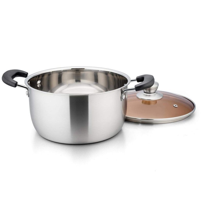 Wholesale Top Seller Kitchen Cooking Ware Hot Pot Induction Stainless Steel Cookware Soup Pot