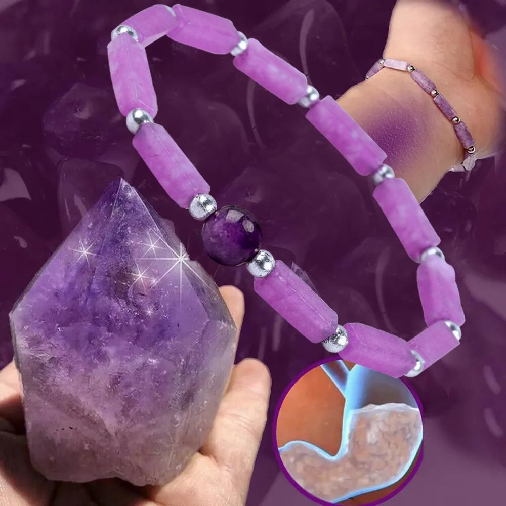 3mm/8mm/13mm Rectangle Bead Healing Energy Crystal Gemstone Bracelet