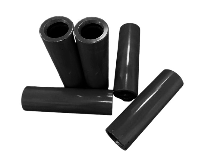 33mm-76mm Diameter Drill Coupling Sleeves For Rock / Mining Drill Rod , Black Color
