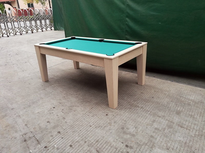 Manufacturer pool table with dining table wood billiard table with conversion top