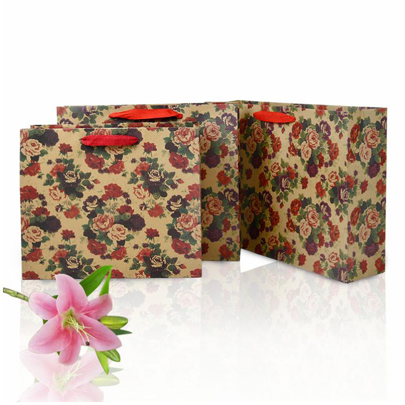 Eco Friendly Simple Style Custom Printed Paper Bag Highly Durable