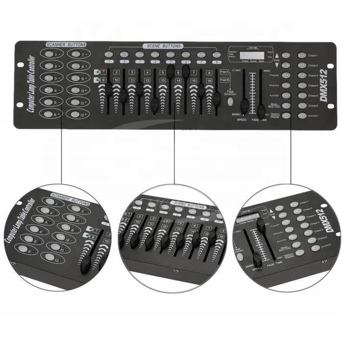 192 Channel DMX512 LED Controller For Stage Lights DMX Sunny 192 Professional Console