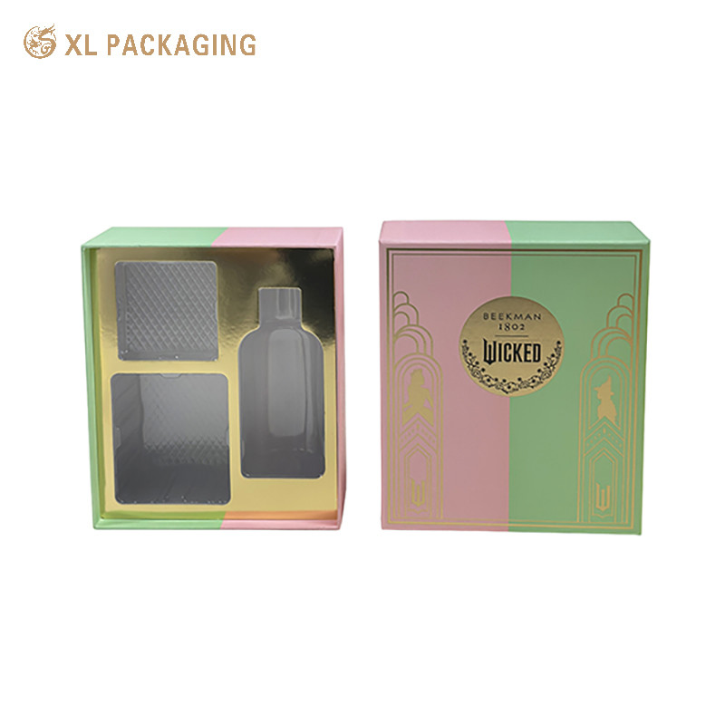 Custom Printed Cosmetic Paper Box Packaging Tuck Top For Disposable Perfume Packing