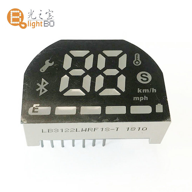 Common Cathode 15mA 70mcd 7 Segment Display Module For Electric Scooter